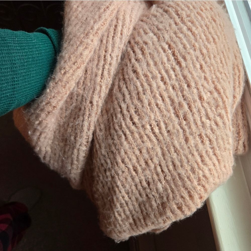 Home Essentials Rose Color Throw Blanket - Picture 5 of 7